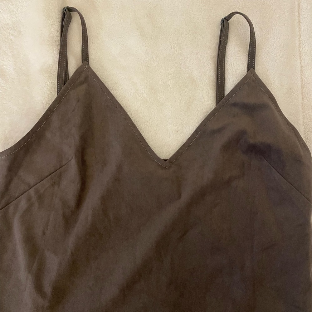 Aritzia Mini Suede Dress